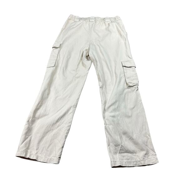 TNA Tan Brown Straight Leg Cargo Pants Women's Size Large Hiking Outdoors - Picture 2 of 7